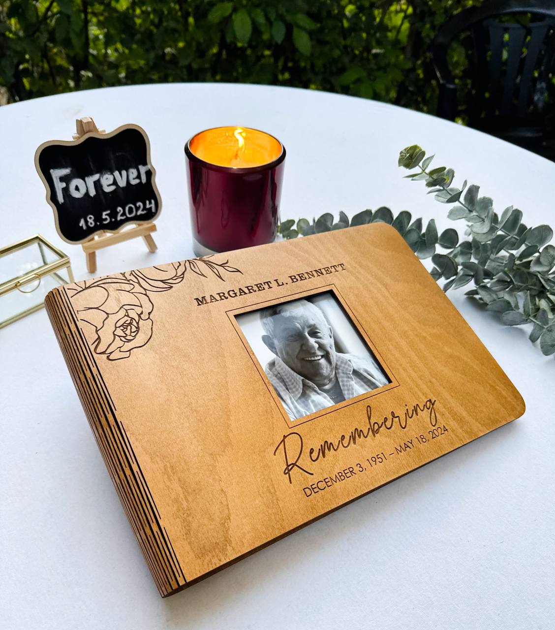 Personalized Memorial Guest Book