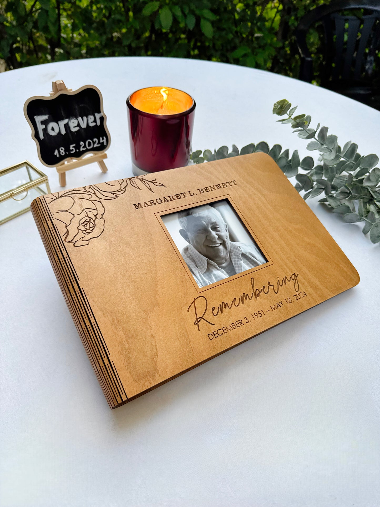Personalized Memorial Guest Book