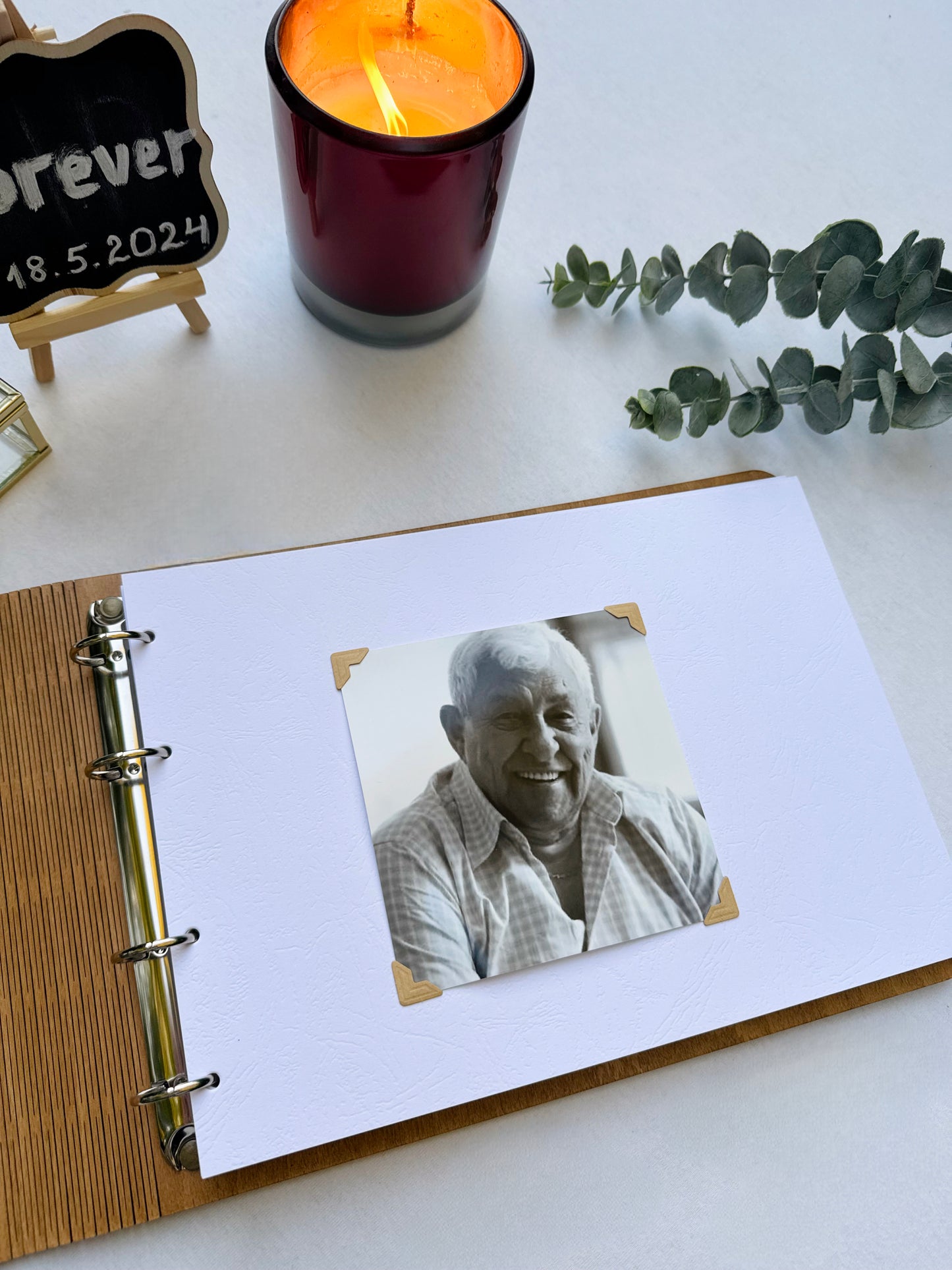 Personalized Memorial Guest Book